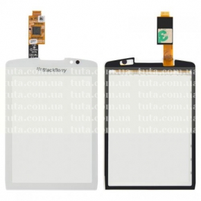 Сенсорный экран (тачскрин) для BlackBerry 9800 Torch, белый